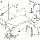 TRX200D Переднее крыло