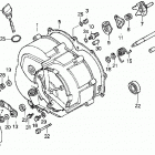TRX200D Крышка картера правая