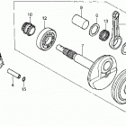 TRX200D Коленвал