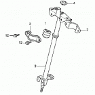 TRX200D Рулевой вал