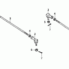 TRX200D Рулевые тяги