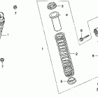 TRX200D Передняя вилка