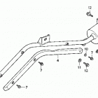 TRX200D Глушитель