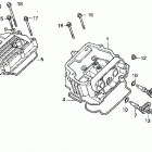 TRX200D Крышка головки цилиндров
