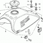 TRX200D Топливный бак