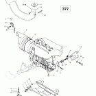 Formula Sl 01- engine support and muffler (377)