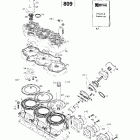 Mach Z Цилиндр, выпускной коллектор (809)