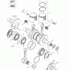 Touring E LT 01- crankshaft (377, 443)