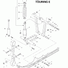 Touring E LT 08- front arm, rear suspension 121