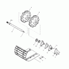 Skandic 380/500 Привод трака и трак
