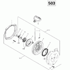 Skandic 380/500 Ручной стартер  (503)