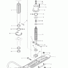 Tundra II LT Передняя подвеска и лыжи