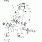 Summit 500/583/670 Коленчатый вал и поршень (583)