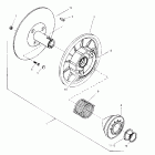 Skandic Wide Track Ведомый шкив