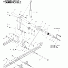 Touring E LT 08- rear arm, rear suspension 121-136