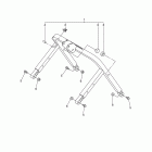 FX NYTRO FX10BL Кронштейн крепления (паук рулевой)