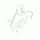 FX NYTRO XTX FX10XTBL/FX10XTBB Стекло ветровое