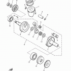 BRAVO T BR250TY Коленчатый вал и Поршень
