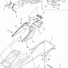 PHAZER RTX PZ50RTXL/PZ50RTXW Бампер, Багажник. Брызговик