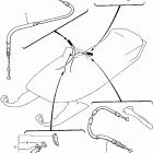 BRAVO BR250TW Трос управления