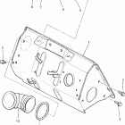 BRAVO BR250TW Кронштейн крепления (паук рулевой)
