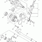 PHAZER RTX PZ50RTXL/PZ50RTXW Коленчатый вал и Поршень