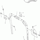 Venture 600 Кронштейн крепления (паук рулевой)