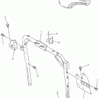 Venture 700 Кронштейн крепления (паук рулевой)