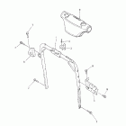 Mountain Max 700 Кронштейн крепления (паук рулевой)
