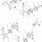 MOUNTAIN MAX 600/700 - MM700F/MM600F Крепление двигателя