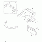 Venture 600 Бампер, Багажник. Брызговик