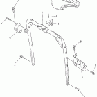 SX 600R Кронштейн крепления (паук рулевой)