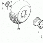 TRX300 Заднее колесо