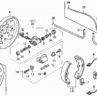 TRX300 Trx300 front brake panel