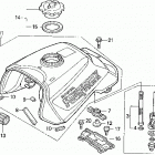 TRX300 Топливный бак