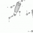 TRX300 Front shock absorber 93-95