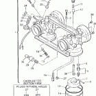 PZ500F Карбюратор