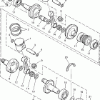 PZ500F Коленчатый вал и Поршень
