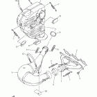 Vmax 600 Deluxe Выхлопная система