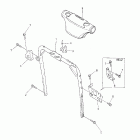 Mountain Max 700 Кронштейн крепления (паук рулевой)