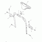 SRX 700 Кронштейн крепления (паук рулевой)