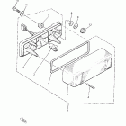 Vmax 600 Deluxe Фонарь задний