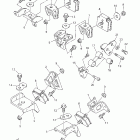 SRX 700 Крепление двигателя