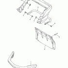 Vmax 600 Deluxe Бампер, Багажник. Брызговик
