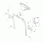 Venture 700 Кронштейн крепления (паук рулевой)