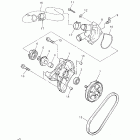 SX 500R Водяной насос