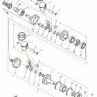 SX 500R Коленчатый вал и Поршень