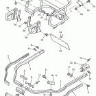 VK 540 III Бампер, Багажник. Брызговик