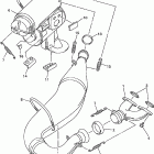 VMAX 500 SX-VX500SXBC Выхлопная система