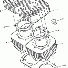 PHAZER-PZ480STC Головка цилиндра